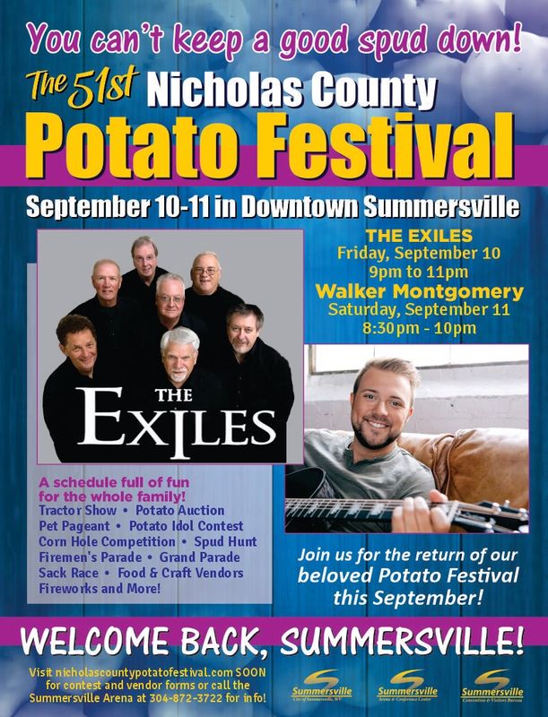 Nicholas County Potato Festival (20210910 000000) Visit Southern